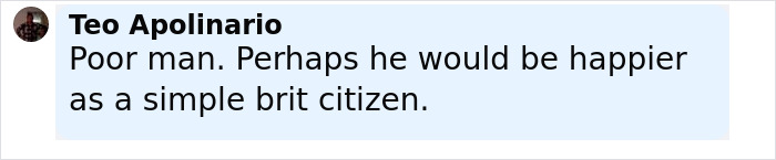 Screenshot of a comment discussing King Charles sharing an emotional update on his incurable cancer.