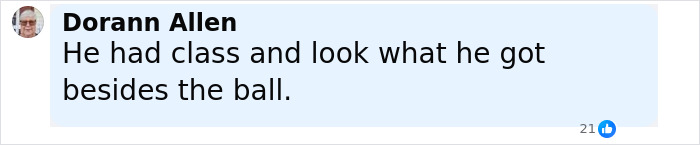 Screenshot of a Facebook comment by Dorann Allen praising a dad involved in a vulgar confrontation over an MLB ball.