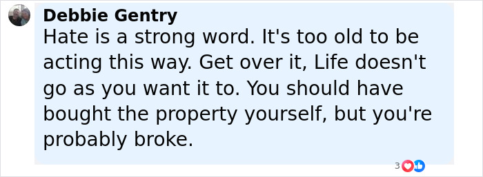 Comment on social media criticizing the demolition of Richard Gere&rsquo;s multimillion-dollar home after outcry from Paul Simon&rsquo;s daughter.