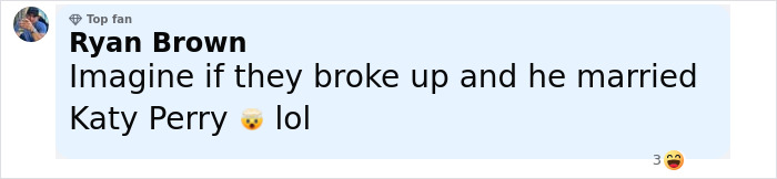 Comment from Ryan Brown speculating about Travis Kelce and Katy Perry after breakup, related to Travis Kelce&rsquo;s answer about Taylor Swift.