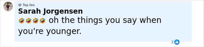 Screenshot of a social media comment reacting with laughter emojis about Travis Kelce&rsquo;s answer related to Taylor Swift.