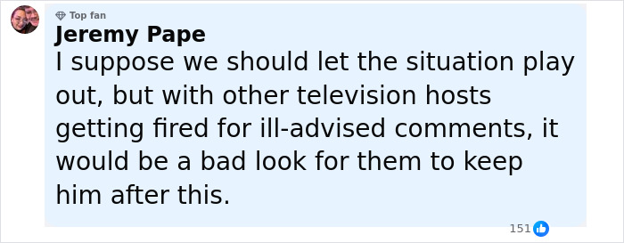 Comment from Jeremy Pape about news host slammed for evil comment during Ukrainian refugee attack discussion on live TV. Comment from Jeremy Pape about news host slammed for evil comment during Ukrainian refugee attack discussion on live TV.