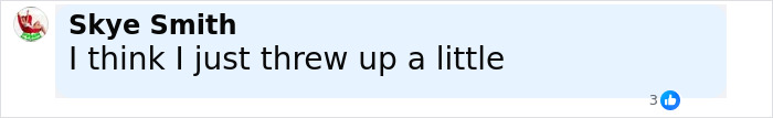 Comment by Skye Smith expressing discomfort or disgust, reacting strongly to content related to Erika Kirk&rsquo;s past connection.
