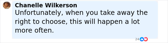 Social media comment on motherhood, referencing a 21-year-old who hid her baby's body in a closet.