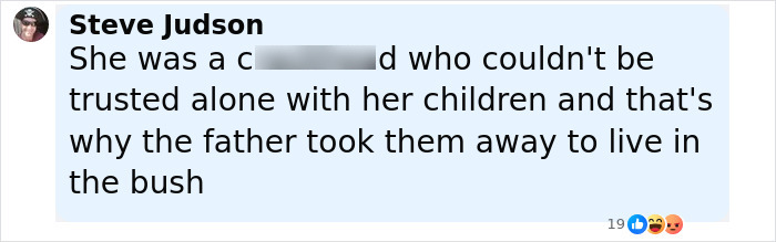 Comment by Steve Judson discussing the mom of 3 missing kids and issues related to child custody and trust.