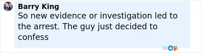 Comment by Barry King discussing new evidence and confession in major breakthrough in cold case of boy investigation.