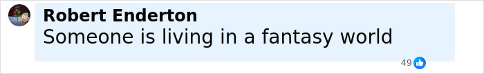 Comment by Robert Enderton stating someone is living in a fantasy world, related to Charlie Kirk suspect discussion.