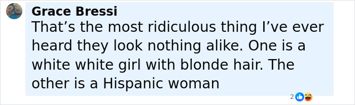Fan comments discussing confusion between Jennifer Lopez and Gwen Stefani due to similar blonde hair and appearance.