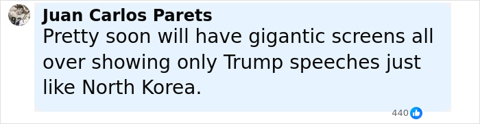 Comment by Juan Carlos Parets discussing Trump speeches and referencing North Korea, related to Jimmy Kimmel show suspension reactions. Comment by Juan Carlos Parets discussing Trump speeches and referencing North Korea, related to Jimmy Kimmel show suspension reactions.