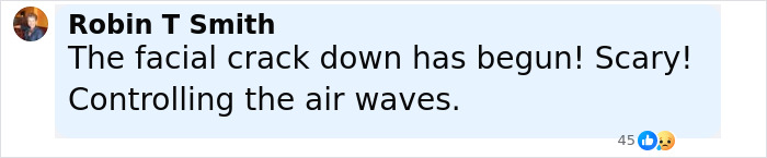 Comment by Robin T Smith reacting to Jimmy Kimmel's controversial statement causing show suspension, with sad and shocked emojis. Comment by Robin T Smith reacting to Jimmy Kimmel's controversial statement causing show suspension, with sad and shocked emojis.