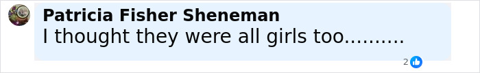 Comment on social media about Dancing With The Stars pro defending her 3-year-old son's feminine appearance against trolls.
