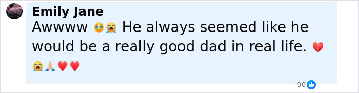 Comment by Emily Jane expressing sadness about Macaulay Culkin's father and mentioning John Candy noticing issues. Comment by Emily Jane expressing sadness about Macaulay Culkin's father and mentioning John Candy noticing issues.