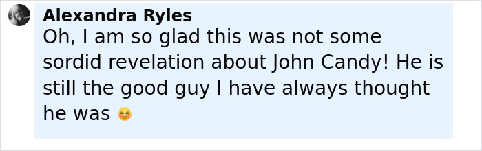 Screenshot of a social media comment discussing Macaulay Culkin revealing John Candy noticed his father was a monster. Screenshot of a social media comment discussing Macaulay Culkin revealing John Candy noticed his father was a monster.