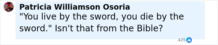 Commentator Patricia Williamson Osoria commenting on a biblical phrase after Utah tragedy remarks controversy.