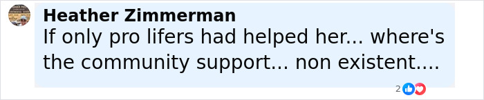 Comment by Heather Zimmerman expressing concern about lack of community support for the cheerleader case. Comment by Heather Zimmerman expressing concern about lack of community support for the cheerleader case.
