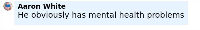 Screenshot of a Facebook comment by Aaron White discussing mental health related to a man who falsely confessed to being Charlie Kirk's assassin. Screenshot of a Facebook comment by Aaron White discussing mental health related to a man who falsely confessed to being Charlie Kirk's assassin.