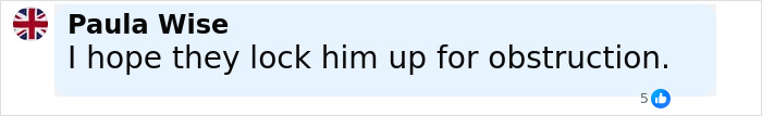 Comment by Paula Wise expressing hope for arrest related to man who falsely confessed to Charlie Kirk's assassination. Comment by Paula Wise expressing hope for arrest related to man who falsely confessed to Charlie Kirk's assassination.