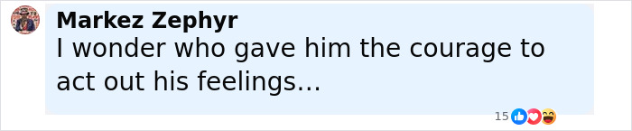 Comment by Markez Zephyr questioning who gave the Michigan suspect courage before church attack confession.