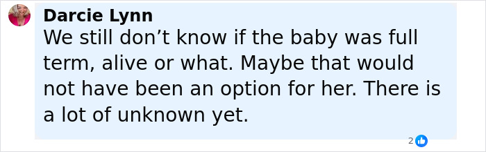 Comment from Darcie Lynn discussing unknown details about a baby in the Kentucky cheerleader case revelation. Comment from Darcie Lynn discussing unknown details about a baby in the Kentucky cheerleader case revelation.