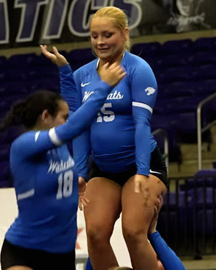 Pregnant Kentucky cheerleader practicing with teammates during a sports event before baby was found hidden in closet. Pregnant Kentucky cheerleader practicing with teammates during a sports event before baby was found hidden in closet.