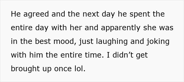 Text discussing a husband breaking down after years of rude comments from his mother-in-law affecting emotions.