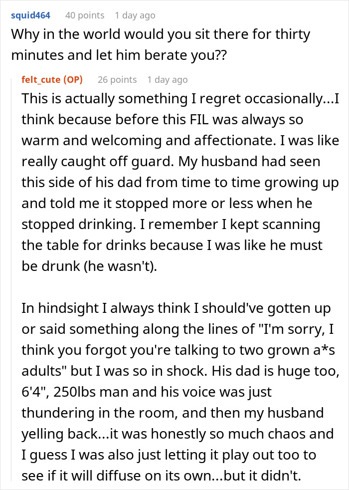 Woman&rsquo;s MIL makes rude comments for years, husband finally breaks down amid emotional family conflict.