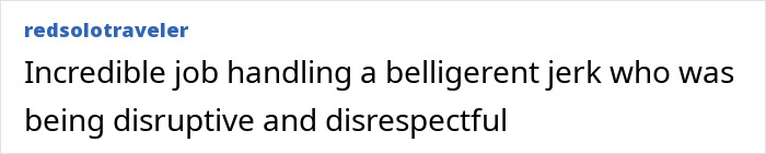 Comment on social media about an entitled passenger being kicked off a flight for telling an attendant to shut up. Comment on social media about an entitled passenger being kicked off a flight for telling an attendant to shut up.