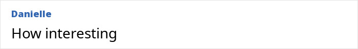 Comment section with user Danielle responding "How interesting" to a post about trust your gut feeling and scientific evidence on precognition.