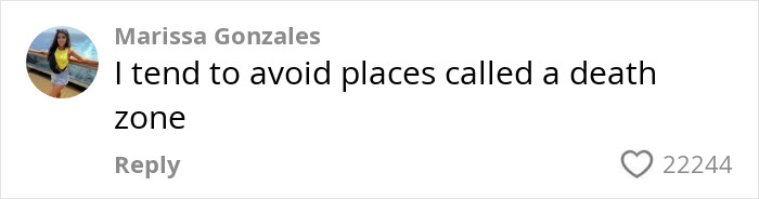 Comment by Marissa Gonzales expressing concern about climbing Everest death zone, relating to severely injured teen debate. Comment by Marissa Gonzales expressing concern about climbing Everest death zone, relating to severely injured teen debate.