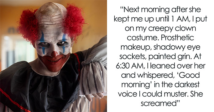 Lady Dresses As Clown And T-Rex After MIL Keeps Sneaking Into Bedroom At Night, Leaves Her Screaming