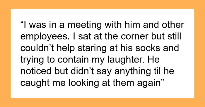 Woman Laughs At Coworker’s Fun Socks, Regrets It After Being Told They Will Meet At HR