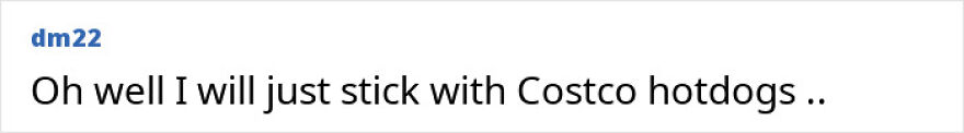Text post reading Oh well I will just stick with Costco hotdogs referencing wealthy-favored superfood linked to ALS disease.