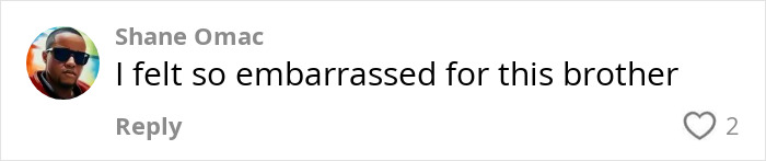 A social media comment expressing embarrassment, related to RaptureTok believers reacting to a failed viral prediction.