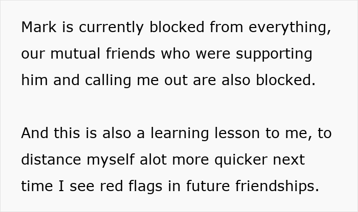 Text discussing a guy telling an old friend she should date him instead of her boyfriend because he is tall, then breaking down after rejection.