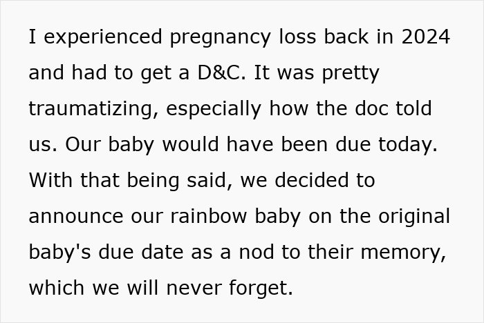 Woman sharing her pregnancy loss story and calling out mother-in-law for hijacking pregnancy on Facebook profile pic.