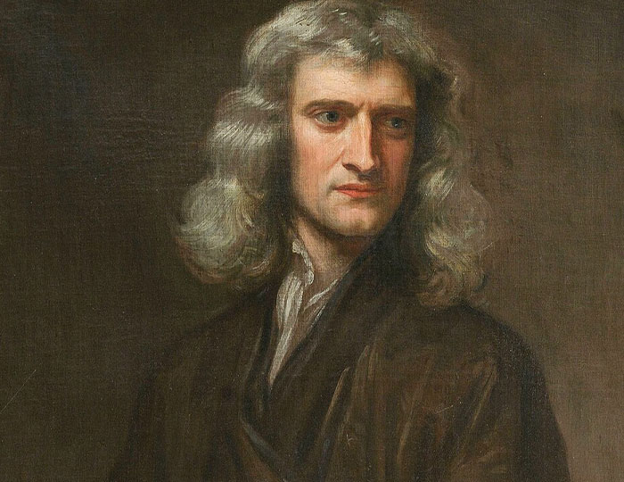 Portrait of a man with long wavy hair and 17th century attire representing bizarre and fascinating historical events.