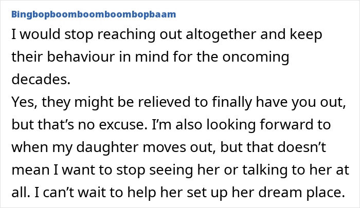 Daughter heartbroken as parents spend all day watching TV instead of spending quality time with her at home.