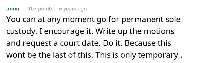 Comment advising to seek permanent sole custody and request a court date after toddler was poisoned with essential oils by MIL.