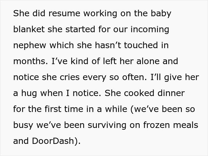 Wife&rsquo;s emotional reaction after husband attends sister&rsquo;s baby shower, highlighting need for therapy and family support.