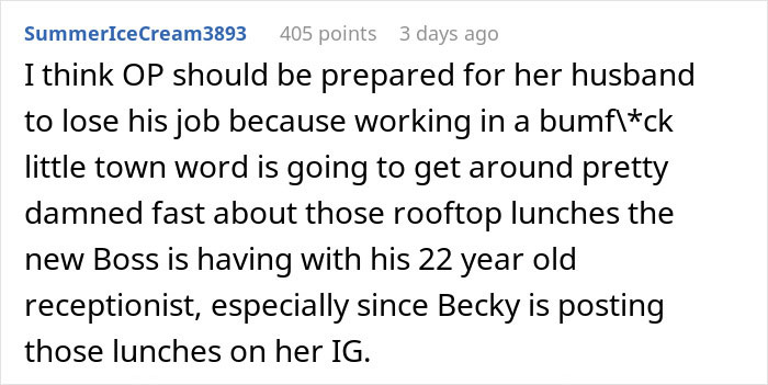 Man worries wife&rsquo;s petty drama at work might cost him his job, leading to unexpected marriage consequences.
