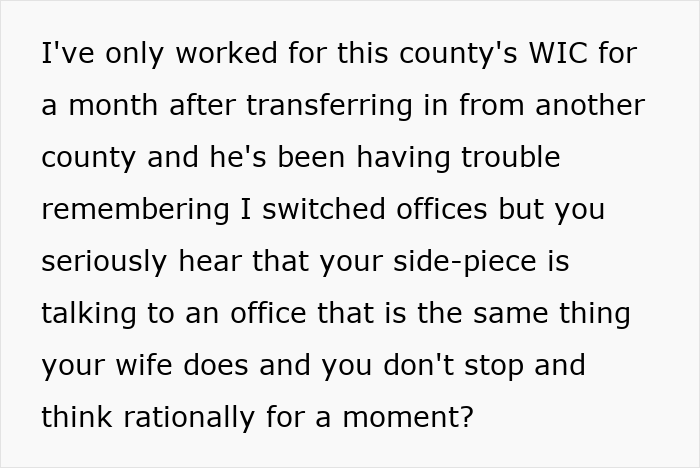 Woman at work setting up WIC profile discovers shocking news about husband&rsquo;s affair baby during office conversation