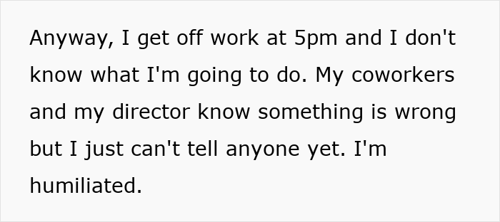 Woman finds out about husband&rsquo;s affair baby while setting up WIC profile, feeling humiliated at work.