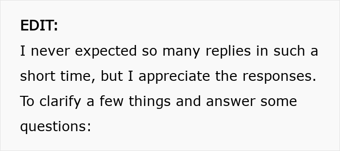 Text excerpt showing a woman forbidding her brother-in-law from talking to her despite seeing her nephew less.