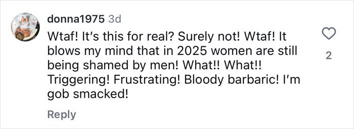 Woman at pub reacts to being told to cover up, highlighting gender double standards in public dress code debates.