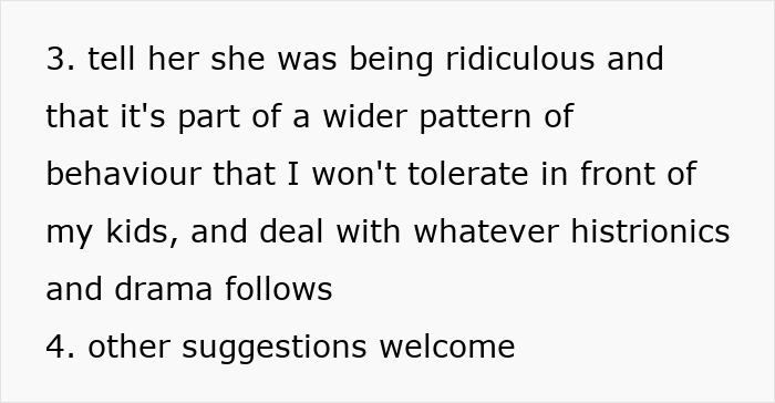 Text on a screen discussing how to address diet-obsessed mom&rsquo;s food-shaming behavior toward her daughter and seeking suggestions.