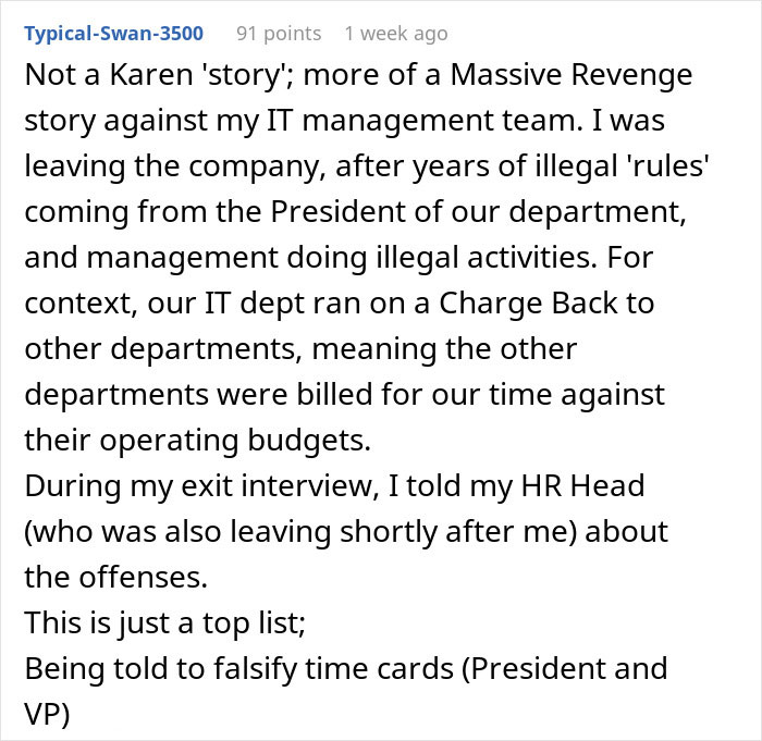 Office Karen Scolds Coworker For Checking Weather At Work And Doesn’t Realize Who She’s Talking To Office Karen Scolds Coworker For Checking Weather At Work And Doesn’t Realize Who She’s Talking To