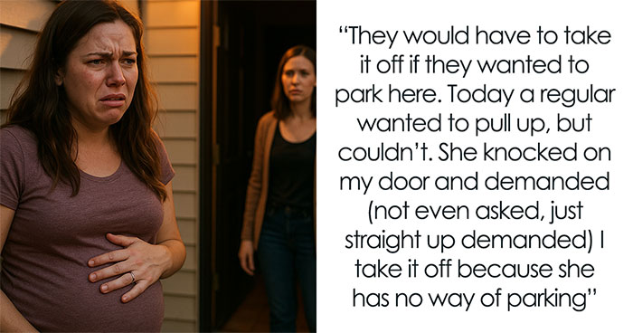 Teen Says She’ll Call Cops On Pregnant Lady Who Wants To Keep Parking In Her Driveway