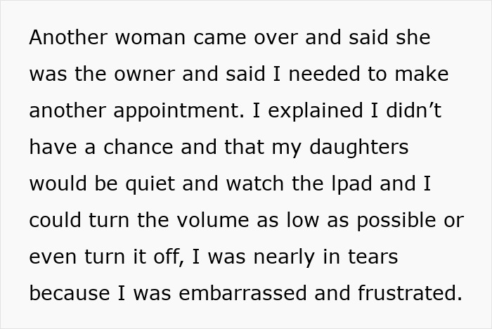 Mother and daughters sitting together at a nail salon, taking daughters to get nails done and enjoying quiet time.