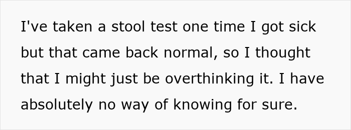 Text discussing a person who sent homemade food to girlfriend and she kept getting sick without knowing the cause. Text discussing a person who sent homemade food to girlfriend and she kept getting sick without knowing the cause.
