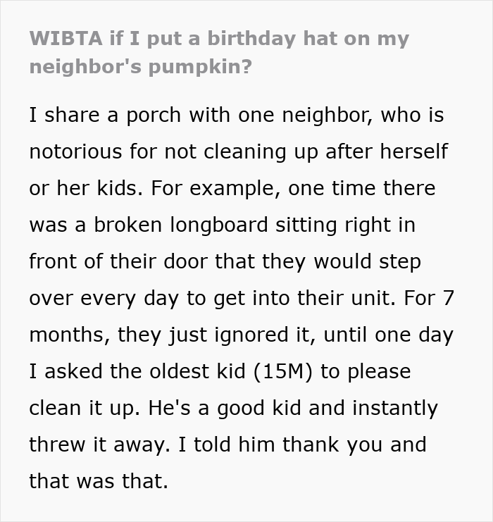 &ldquo;It&rsquo;s Now Been A Year&rdquo;: Person Doesn&rsquo;t Clean For Neighbor As They Always Do, Watches Pumpkin Decompose